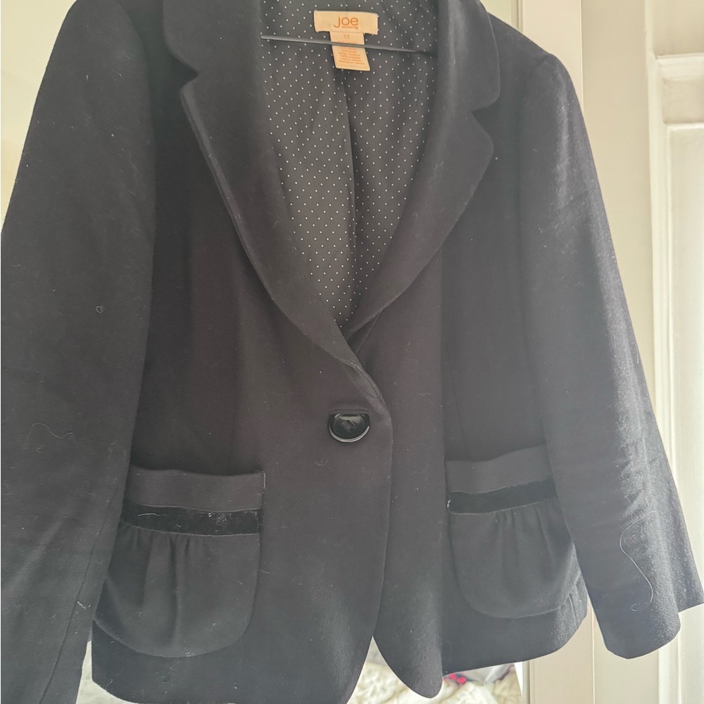 Black Women's Tailored Blazer Jacket